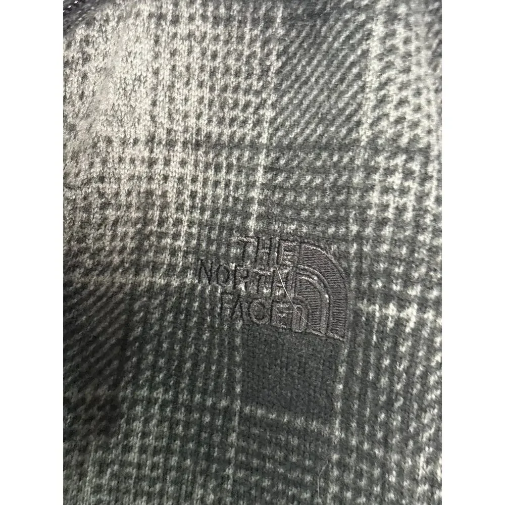 The North Face Gray Plaid Shirt Jacket Size L